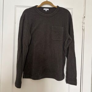 Gustin Men's Dark Gray Long Sleeve Tee